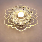 Elegante kristallen LED plafondlamp met modern ontwerp
