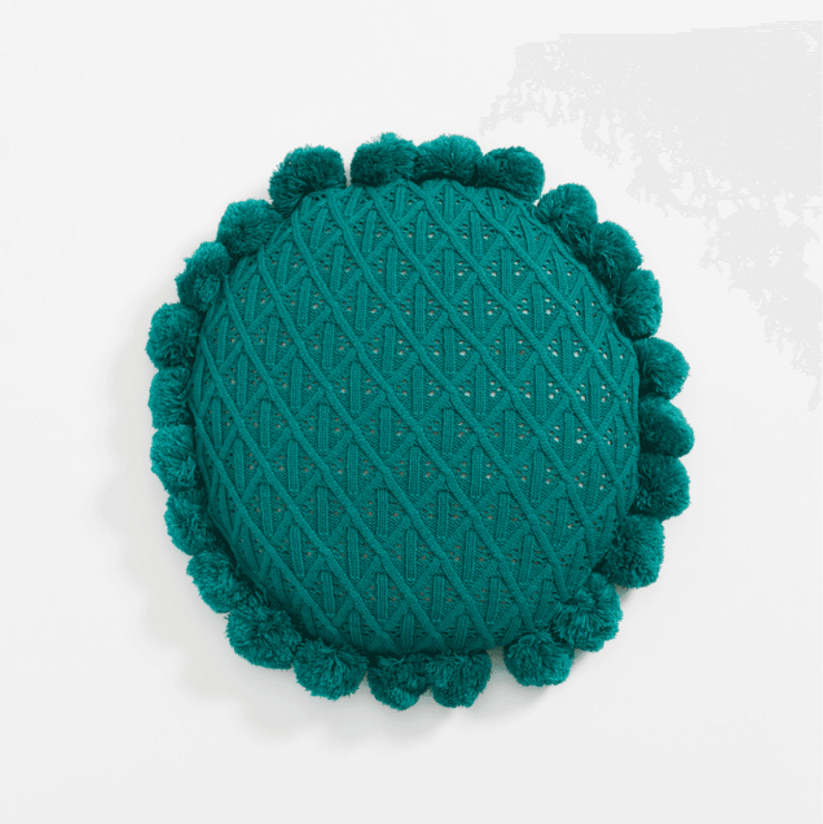 Zoete Pom Pom Tassel Ronde Kussen
