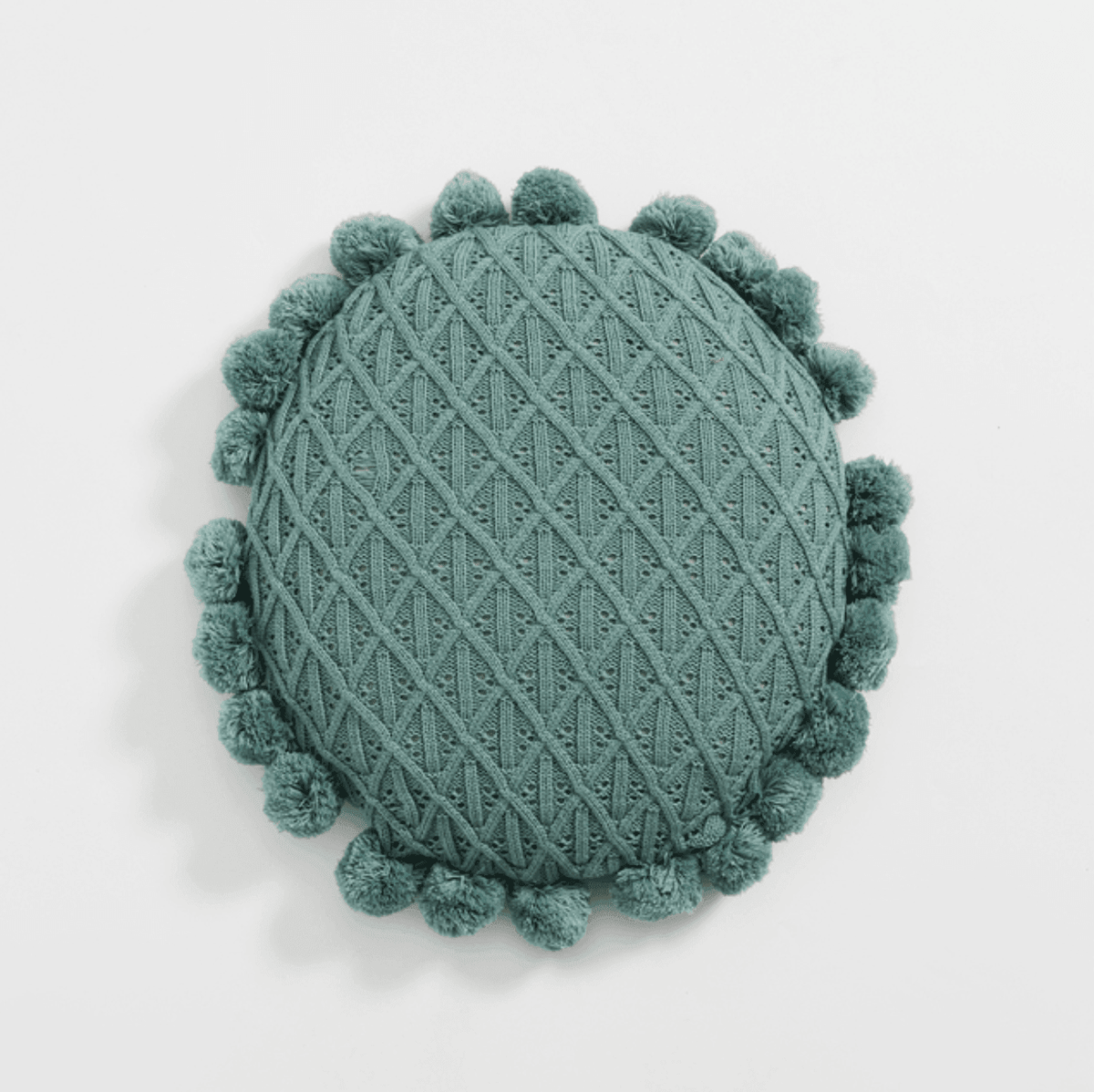 Zoete Pom Pom Tassel Ronde Kussen