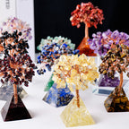 Natuurlijke Steen Grind Piramide Basis Feng Shui Boom
