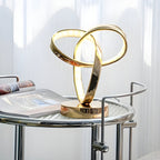 Lamp - Luxe gouden Möbius ring bureau leeslamp