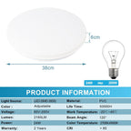 24W LED plafondlamp dimmable met sterrenhemel-effect