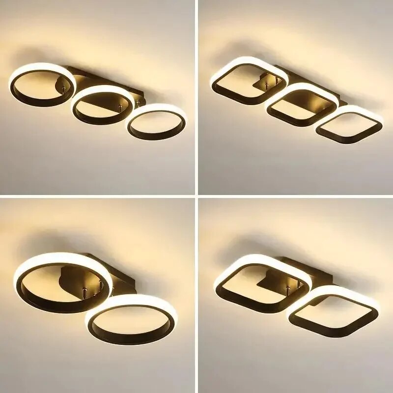 Moderner LED Ring Chandelier – Minimalistische Plafondlamp voor woonkamer en eetruimte