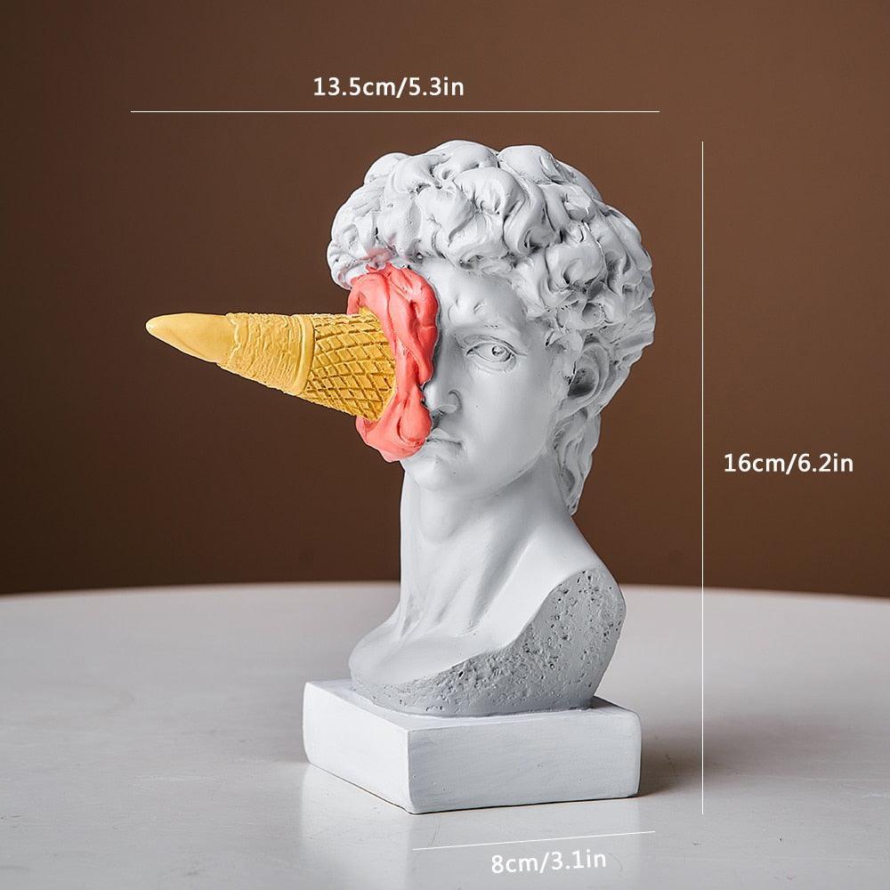 Figure Face IJsroom Kunst Sculptuur