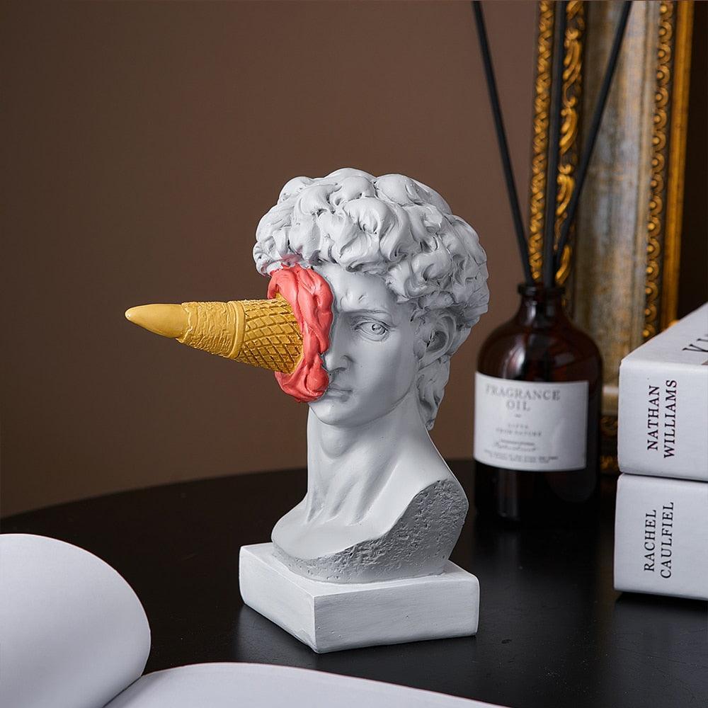 Figure Face IJsroom Kunst Sculptuur