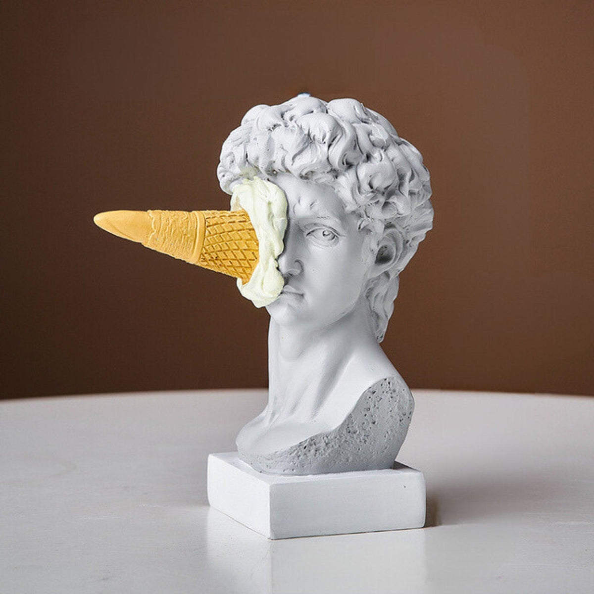 Figure Face IJsroom Kunst Sculptuur