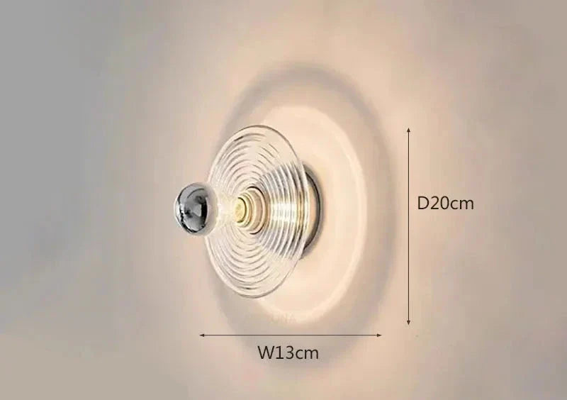 Moderne Golf Plafondlamp – Elegante Glazen Verlichting voor Woonkamer of Slaapkamer