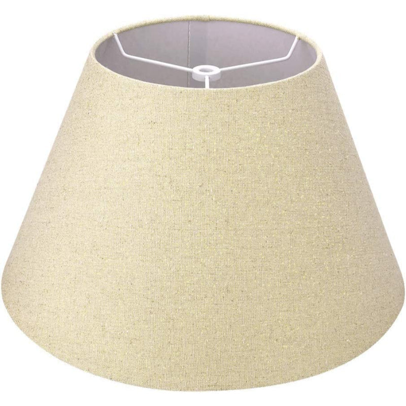 Middelgrote lampenkap, stoffen lampenkap voor tafellamp en vloerlamp, 7x13x7.8 inch, natuurlijk geventileerd linnen, handgemaakt, spiderman (wit)