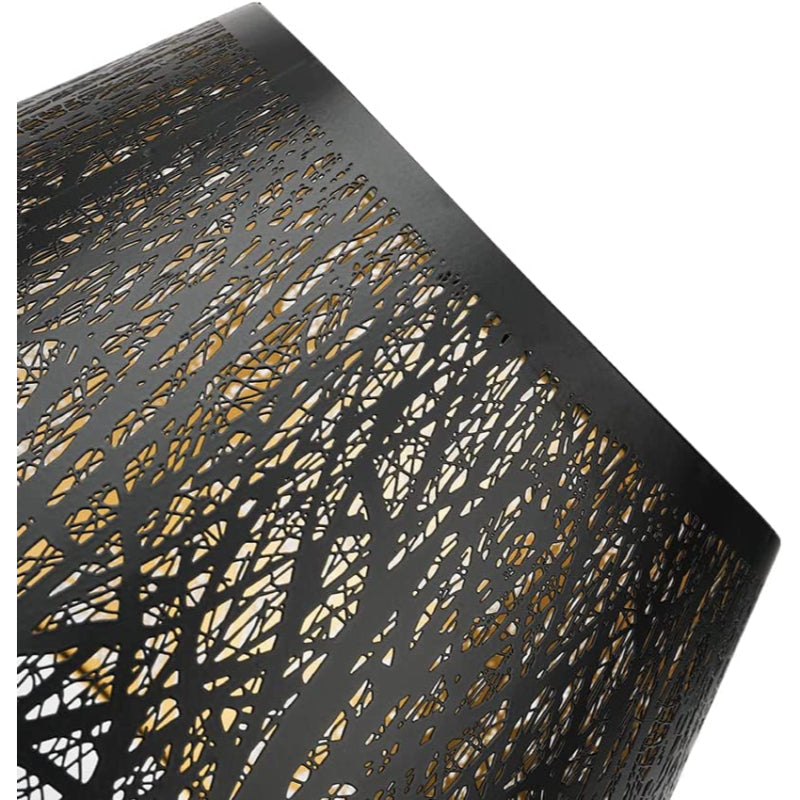Middelgrote lampenkap, stoffen lampenkap voor tafellamp en vloerlamp, 7x13x7.8 inch, natuurlijk geventileerd linnen, handgemaakt, spiderman (wit)