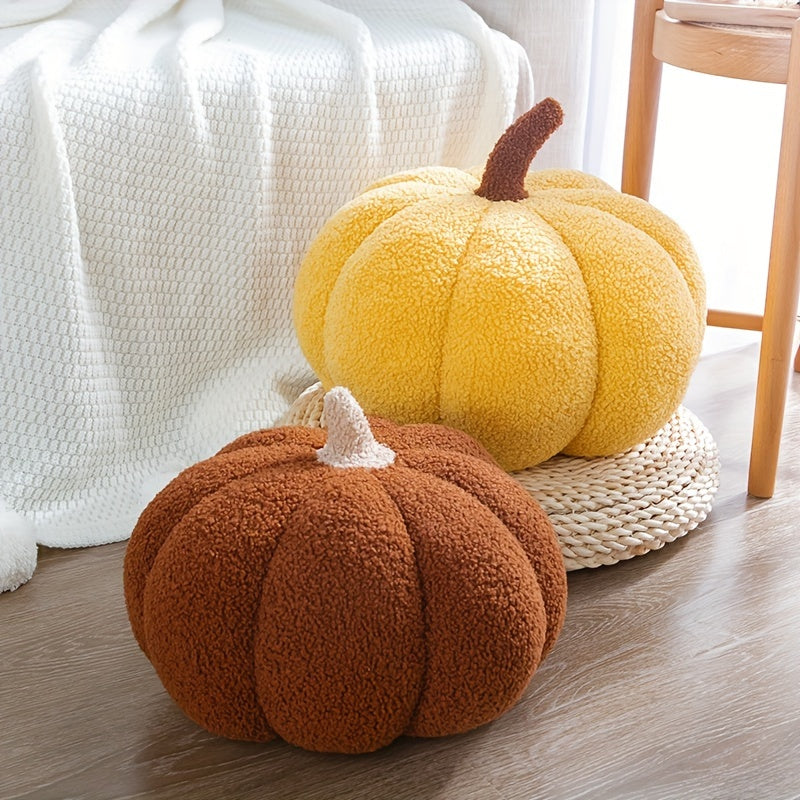 Decoratieve Kussen Warm Pompoen Gemaakt van Zachte Pluche
