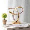 Lamp - Luxe gouden Möbius ring bureau leeslamp