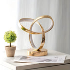 Lamp - Luxe gouden Möbius ring bureau leeslamp