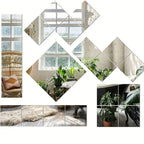 Avosian | 3D Spiegel Muurstickers - Moderne Decoratie