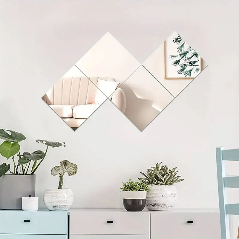 Avosian | 3D Spiegel Muurstickers - Moderne Decoratie