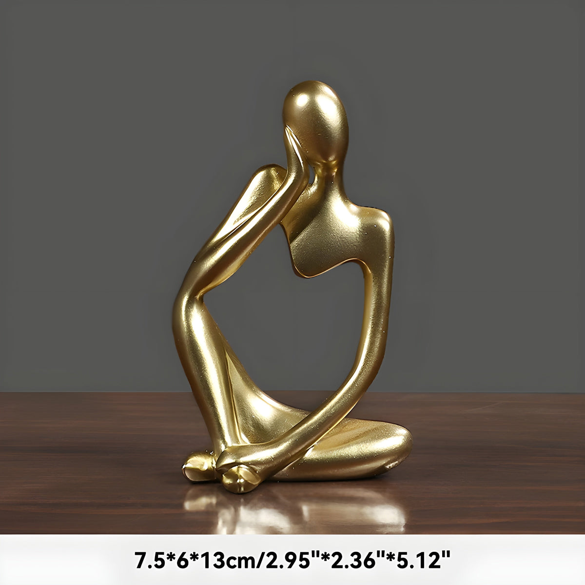 Abstract Thinker Beeldhouwwerk Woondecoratie
