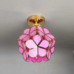 Glazen Bloem Plafondlamp - FloraGlow