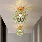 Glazen Bloem Plafondlamp - FloraGlow