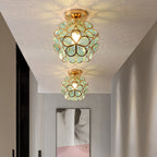 Glazen Bloem Plafondlamp - FloraGlow