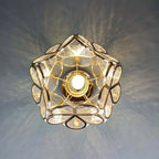 Glazen Bloem Plafondlamp - FloraGlow