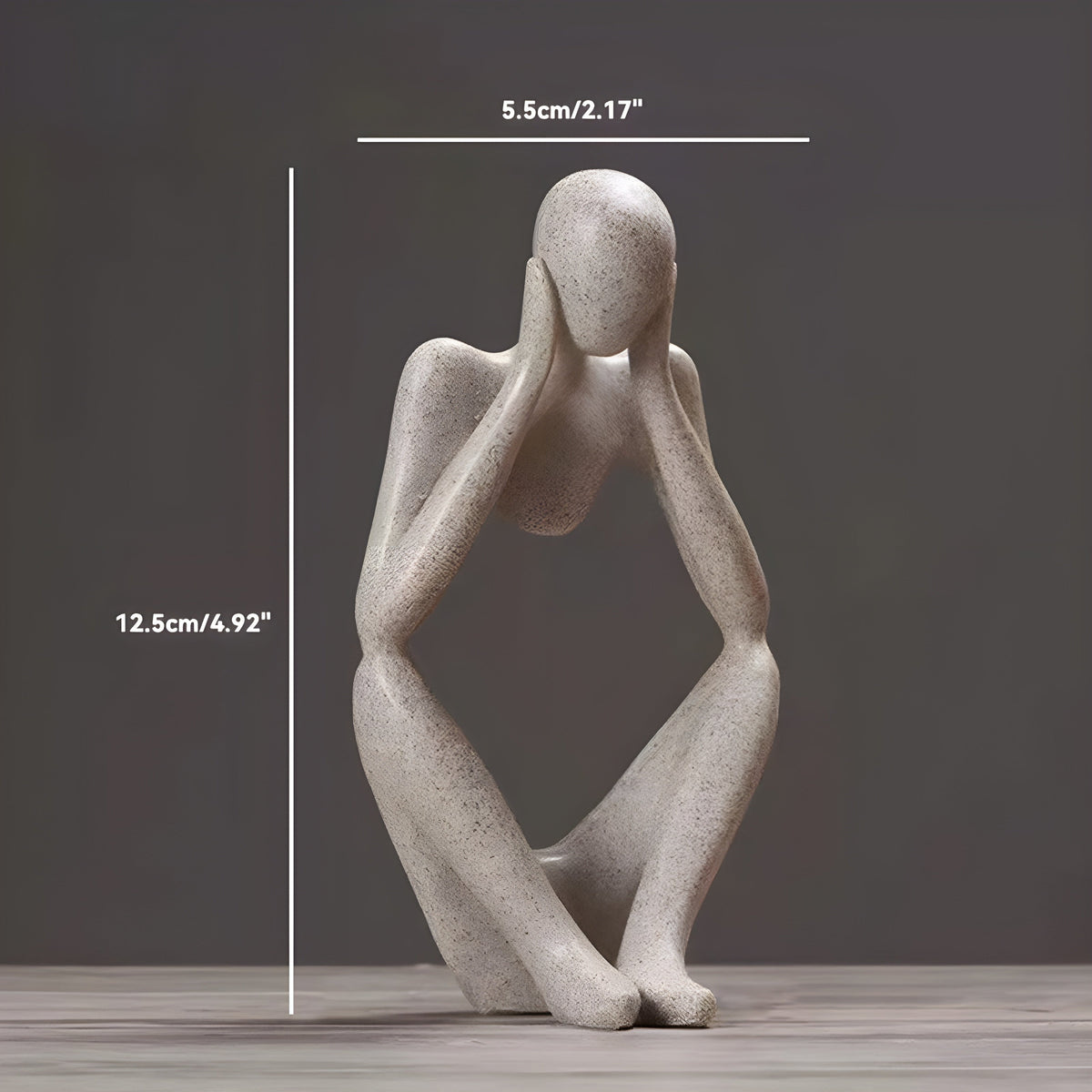 Abstract Thinker Beeldhouwwerk Woondecoratie