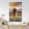 Messi Cristiano Ronaldo Geprinte Wanddecoratie | Avosian