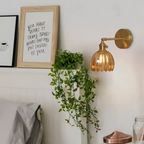 Vintage Glazen Wandlampen Bloemontwerp