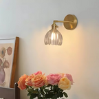 Vintage Glazen Wandlampen Bloemontwerp