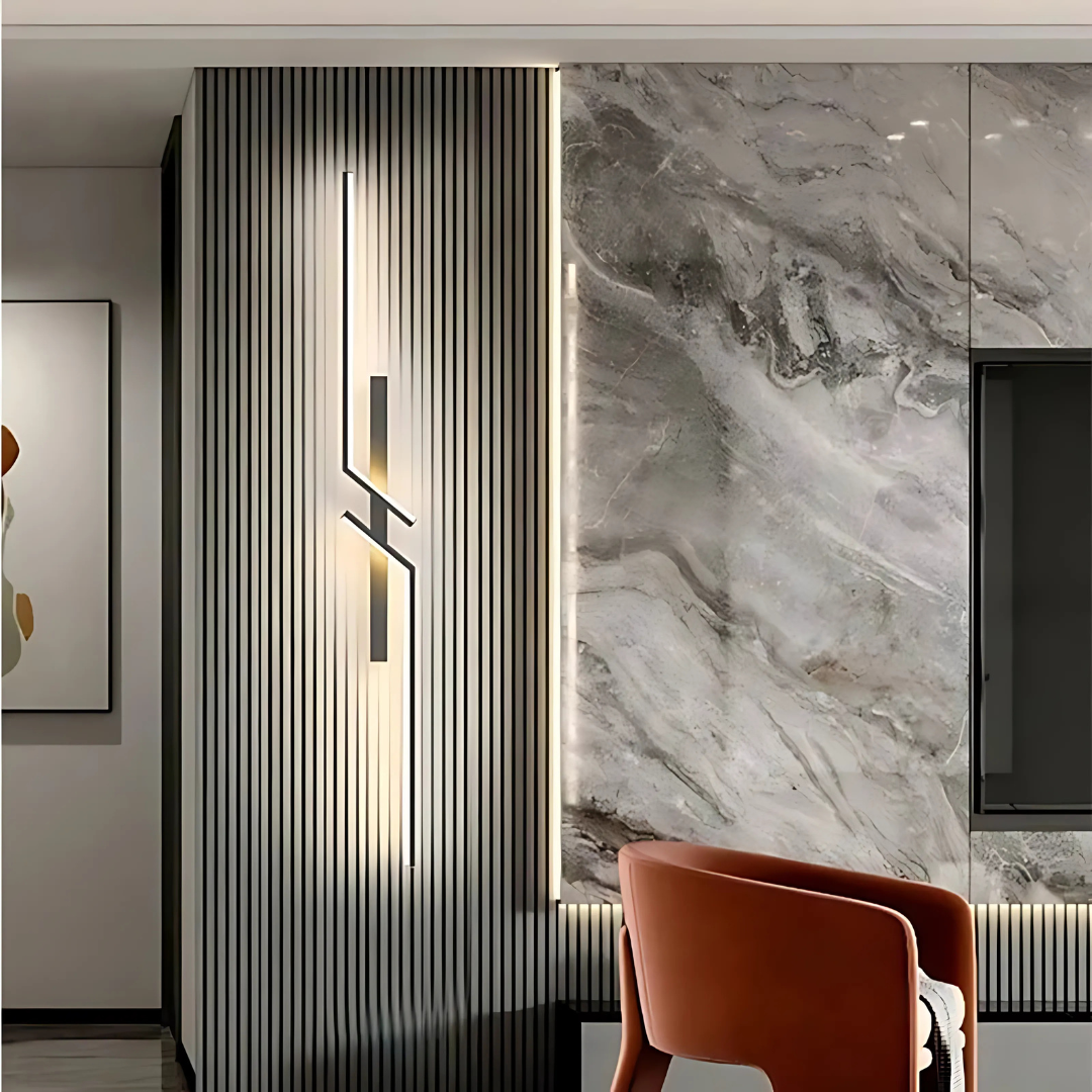 Wandlampen Moderne Verticale Metaal Lamp