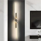 Wandlampen Moderne Verticale Metaal Lamp