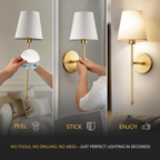 Draadloze wandlamp Avosian