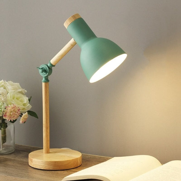 Nordic LED bureau lamp van hout