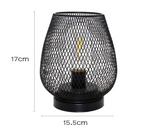 RusticMesh Tafellamp Set Industriële Stijl en Sfeerverlichting