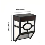 Solar LED Wandlamp - Energy-saving and Weather-resistant | 2-pack voor buiten