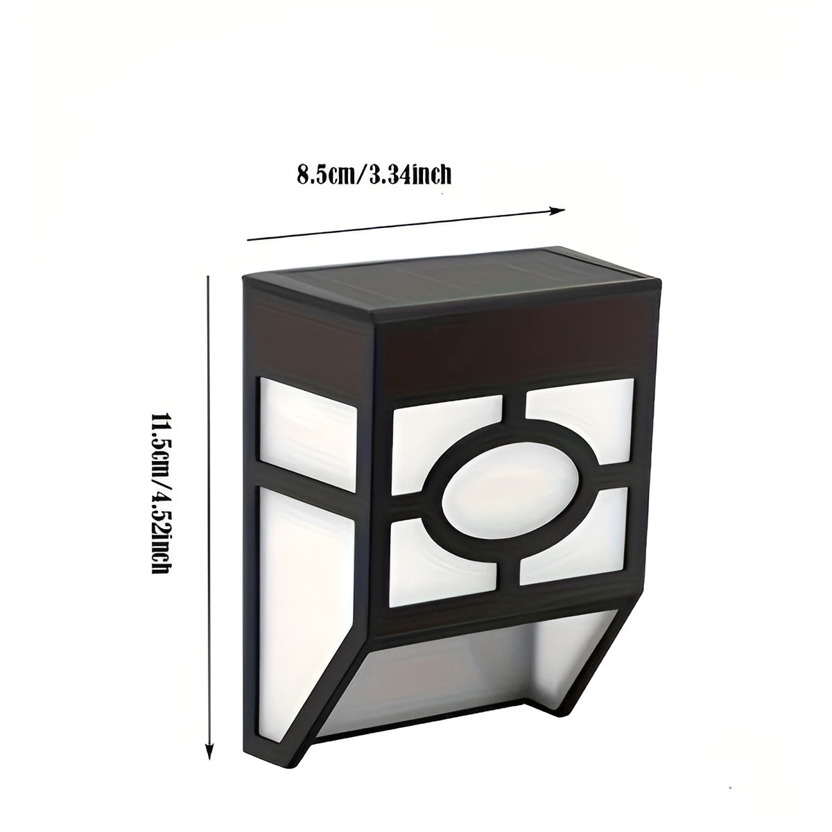 Solar LED Wandlamp - Energy-saving and Weather-resistant | 2-pack voor buiten