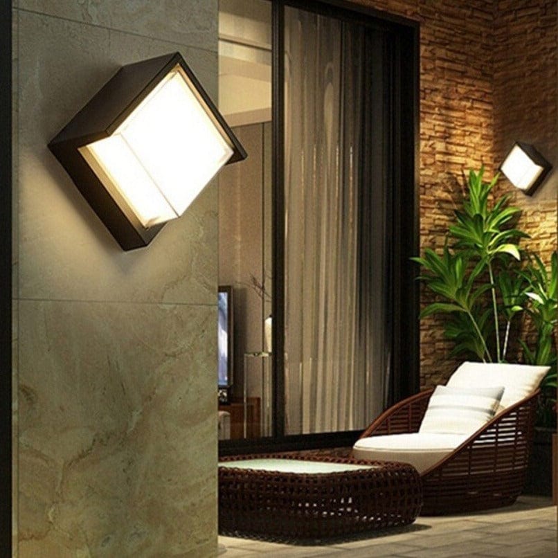 Waterdichte LED wandlampen met bewegingssensor