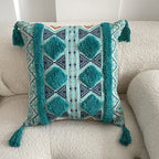 Boho gevoerde franjes kussenhoes