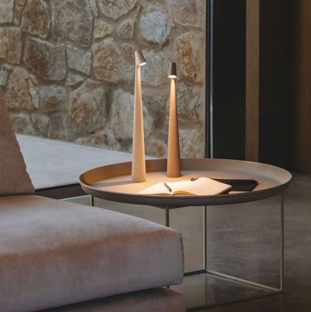 Noordse Minimalistische Ontwerp Sfeerlamp | Draadloos | LED | Leeslamp | Tafel lamp