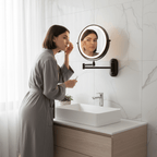Avosian | LUMIVIEW – Oplaadbare LED Vergrotende Spiegel met Touchbediening