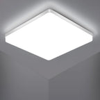 Vierkante LED-Plafondlamp – Evenredig, Aangenaam Licht | SuitaAvosiane voor Woonkamer & Badkamer
