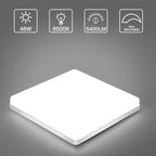 Vierkante LED-Plafondlamp – Evenredig, Aangenaam Licht | SuitaAvosiane voor Woonkamer & Badkamer