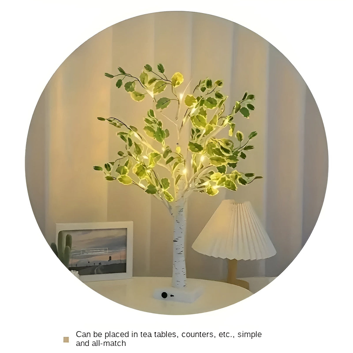 Magical BrightTree Tafel lamp Elegantes Baumdesign mit warmem LED-Licht