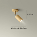 Verstelbare Houten Plafondlamp Minimalistisch Massief Hout
