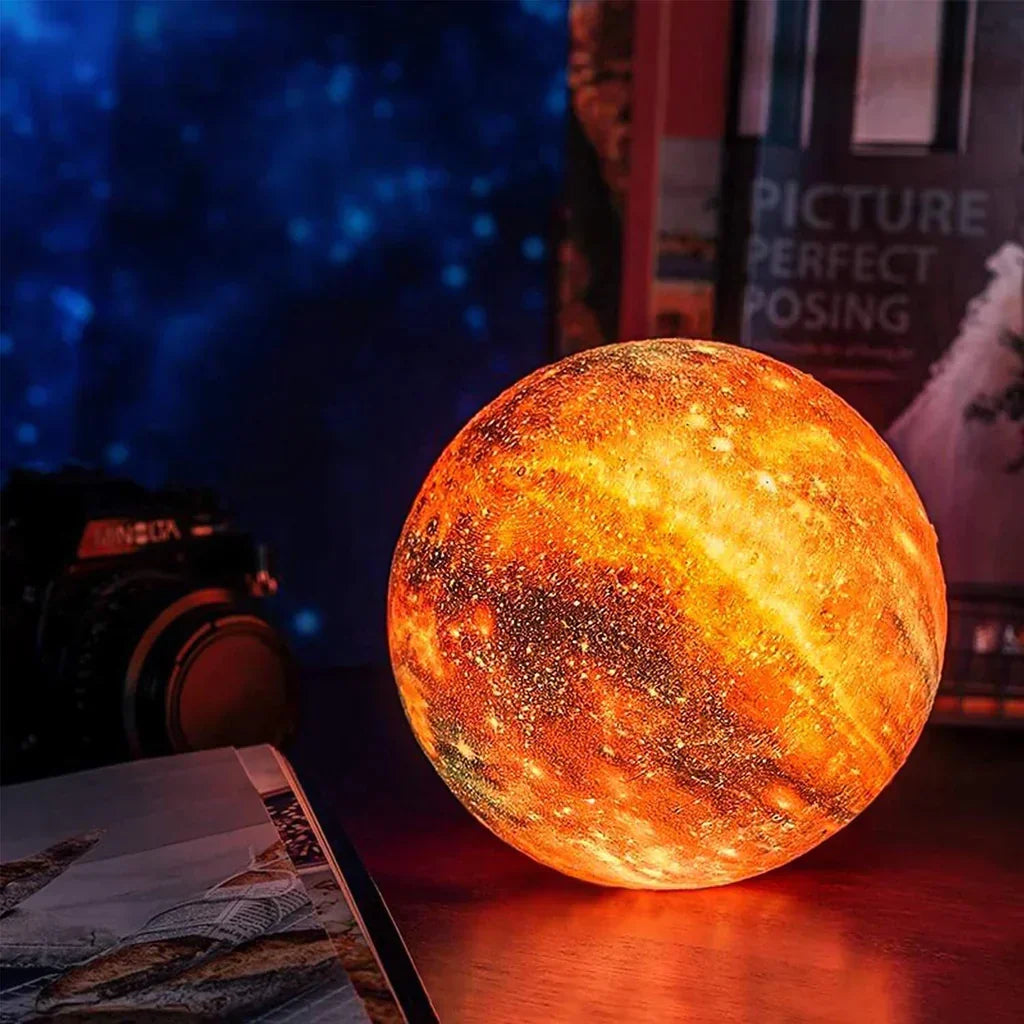 Scandinavische Maanlamp | 16 Kleuren | Met Afstandsbediening - Sky