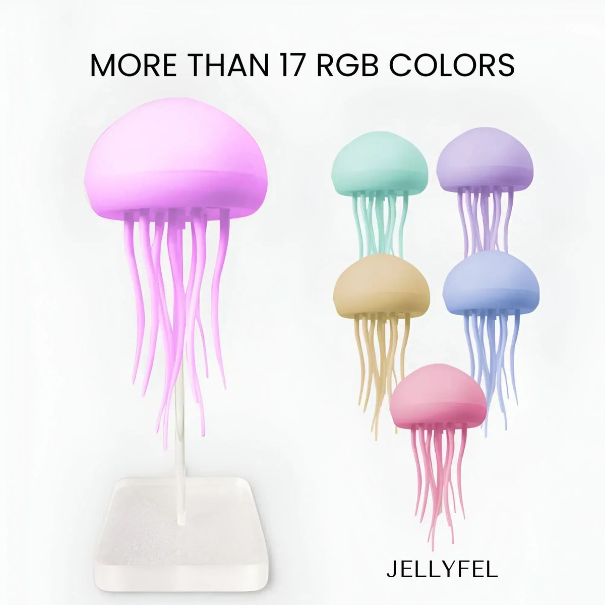 JellyBeat | Slim kleurrijke LED dansende kwal lamp