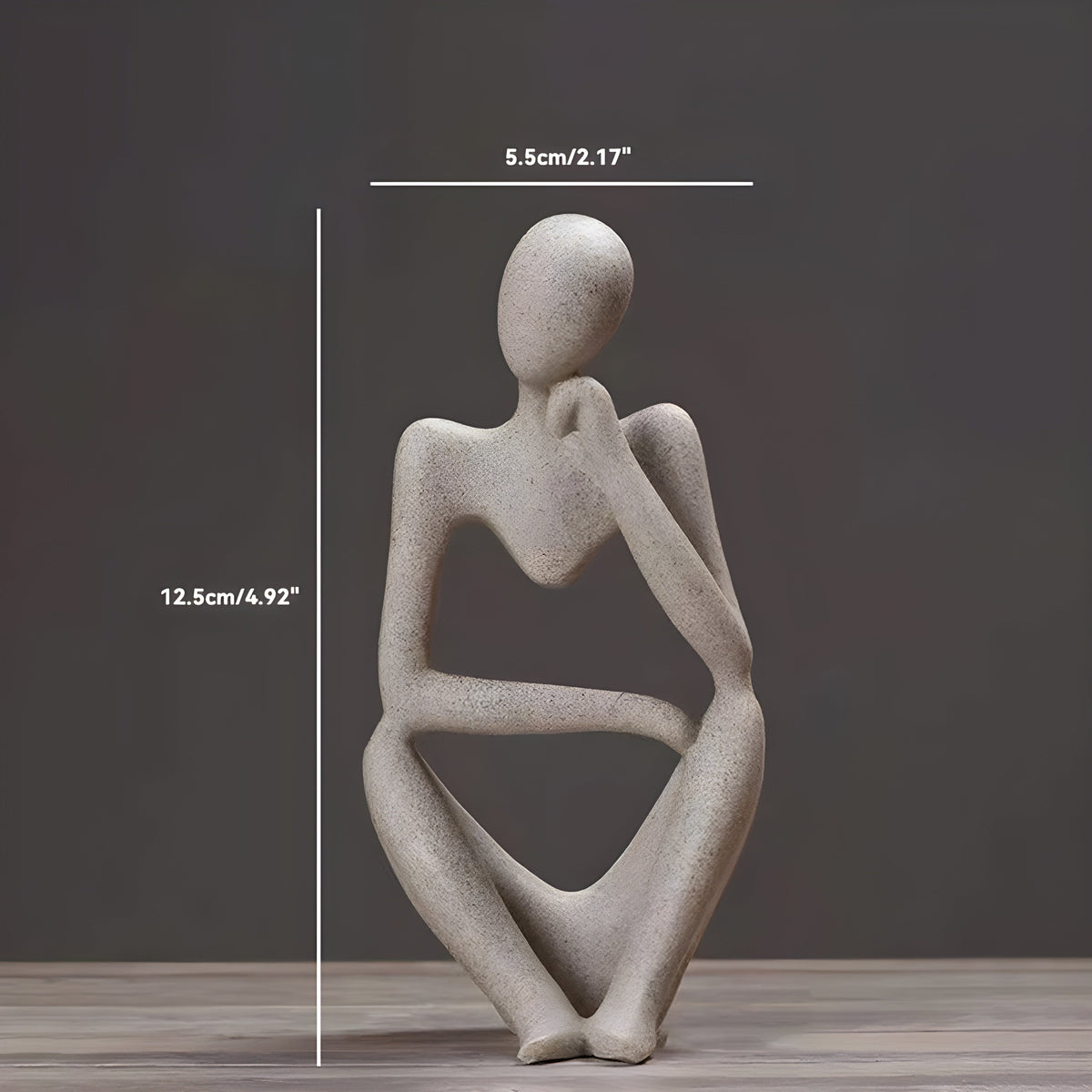 Abstract Thinker Beeldhouwwerk Woondecoratie