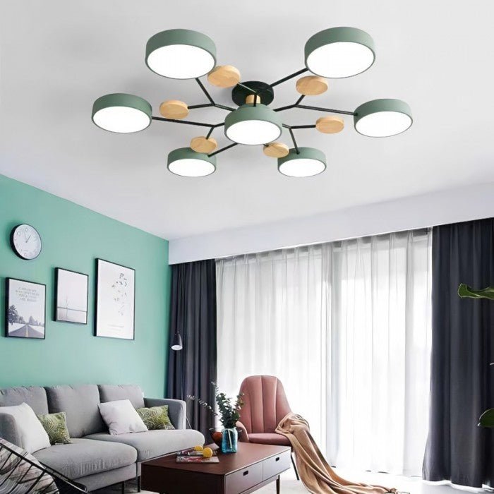 Vertakkende LED plafondlamp - NordicGlow