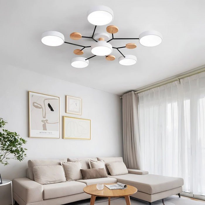 Vertakkende LED plafondlamp - NordicGlow