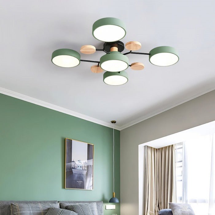 Vertakkende LED plafondlamp - NordicGlow
