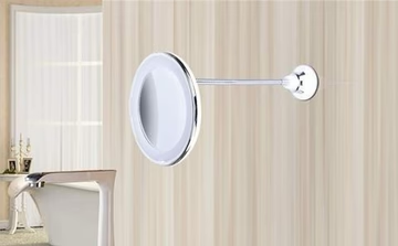 Avosian | 10X LED spiegel op zuignap