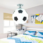 Speelse voetbal plafondlamp - GoalBright